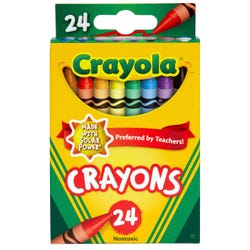 Crayola Crayons, Assorted Colors, Set of 24 007521