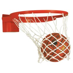 Bison Baseline 180 deg Breakaway Basketball Rim for 42 or 48 Inch Backboard, Steel, Item Number 029275