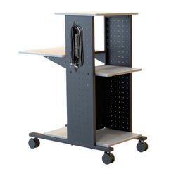 Mobile Presentation Station with Electricity, 18 x 34-1/4 x 40 Inches 1137494