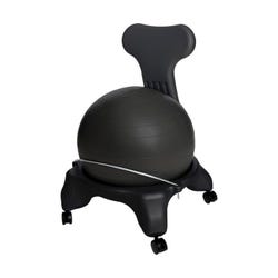 Aeromat Teen/Adult Ball Chair, 16 lb, 22 X 22 X 31 Inches, Black 1427032