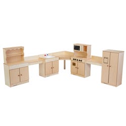 Childcraft Traditional Kitchen Set, 7 Pieces 1472127