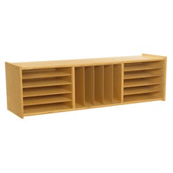 Childcraft ABC Furnishings Sectional Inserts for 3-Shelf Storage Unit, 18 Pieces, 46-3/4 x 11-3/8 x 12 Inches 1526311