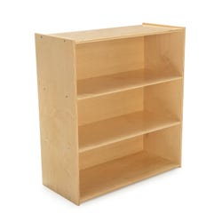 Childcraft ABC Furnishings 3-Shelf Deep Shelf Storage Unit for Classrooms, Wooden, 36 x 16 x 40 Inches 1526316