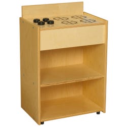 Childcraft ABC Furnishings Kitchen Stove, 19 x 13 x 28-1/4 Inches, Item Number 1526420