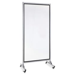 Lorell 2 sided Whiteboard Easel, Dry Erase, 82-1/2 x 37-1/2 Inches, Black 1531456