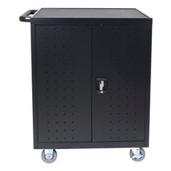 Luxor Laptop and Chromebook Charging Cart with Timer 1581423