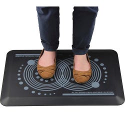 Floortex Anti-Fatigue Mat, 20 x 32 Inches, Black, Item Number 1591992