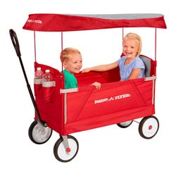 Radio Flyer 3-In-1 EZ Fold Wagon with Canopy, Item Number 2099563