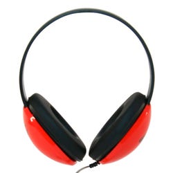 Image for Califone Listening First 2800-RD Over-Ear Stereo Headphones, 3.5mm Plug, Red from School Specialty